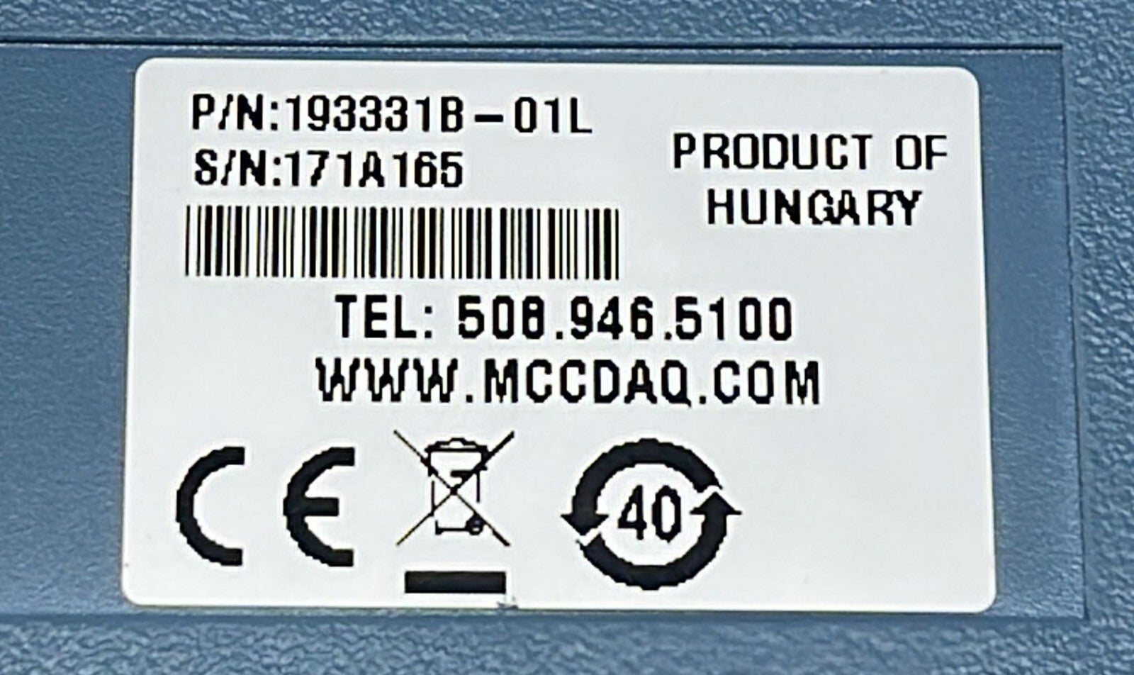 Measurement Computing USB-1208LS USB Data Acquisition Module 193331B-01L