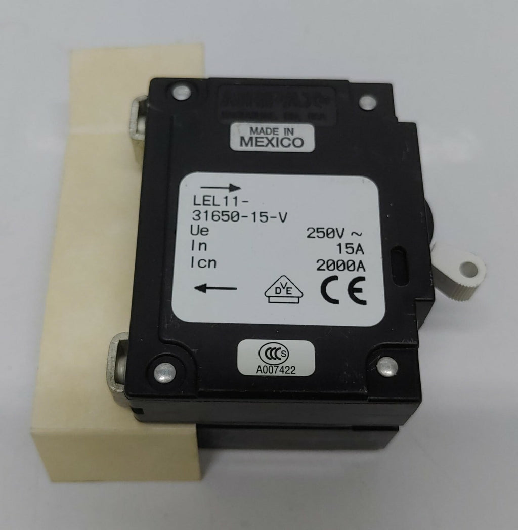 Airpax SP Circuit Breaker LEL11-31650-15-V 250V LINE 0507 [LOT OF 4]