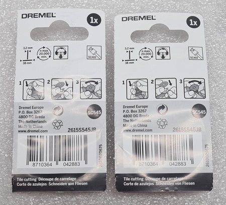 Dremel EZ SC545 SpeedClic diamond cutting wheel 2615S545JB lot of 2