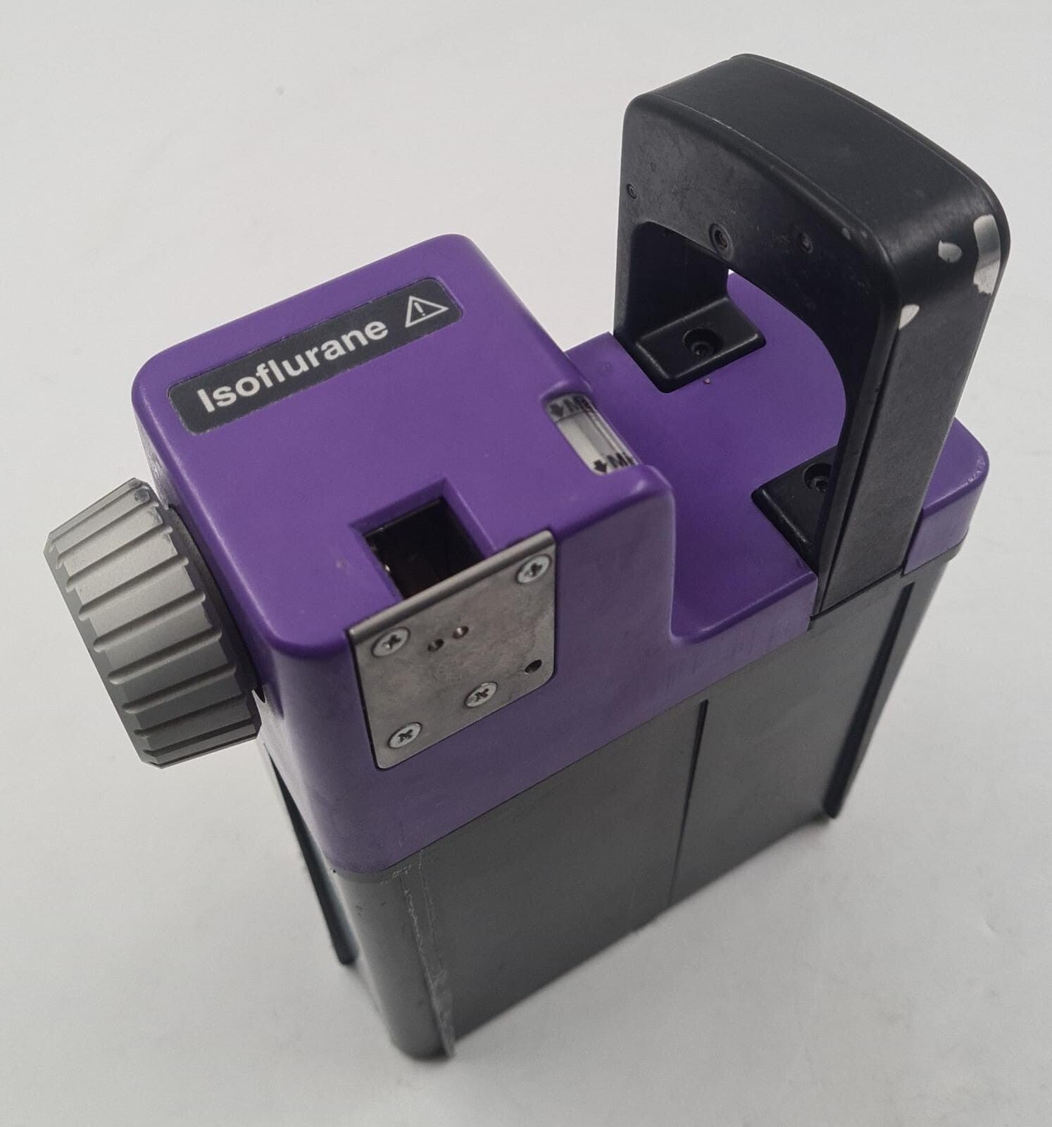 Datex Ohmeda Engstrom Aladin Isoflurane anesthesia vaporizer front view