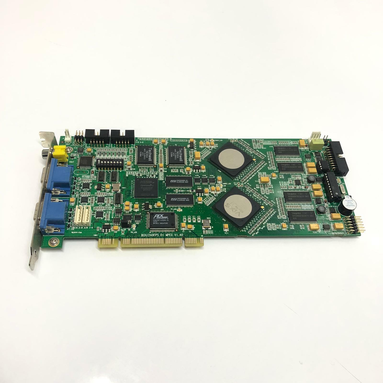 VIDEO INSIGHT VNH2408 8CH/240FPS D1 MPEG V1.40 D1 120 PCI VIDEO CARD