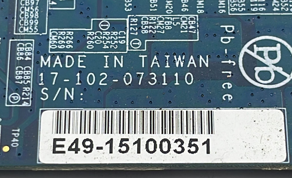 Embedded PROX-L731LF-P0603-DAN-G1A Motherboard 17-102-073110 LB-731LF