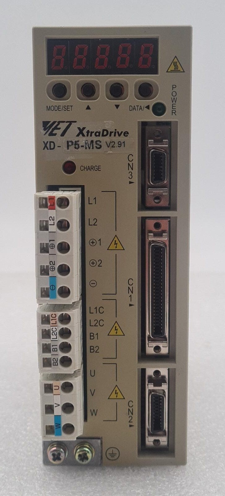 Yaskawa XtraDrive Model XD-P5-MS V2.91 Servo Drive 220-230V