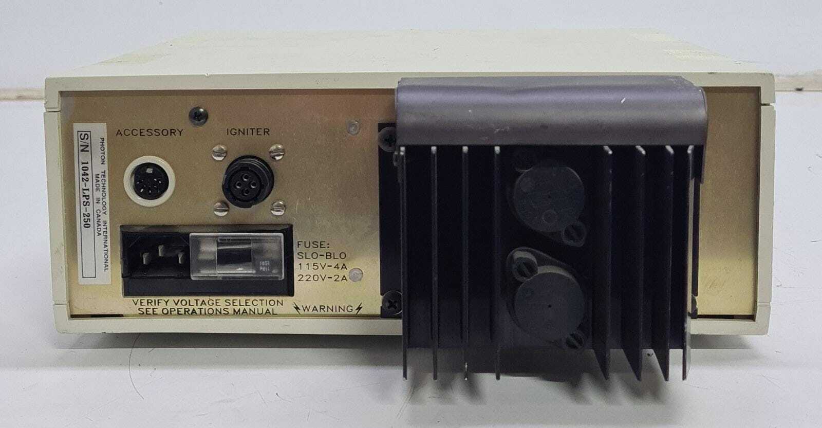 PTI PHOTON LPS-250 ARC LAMP POWER SUPPLY