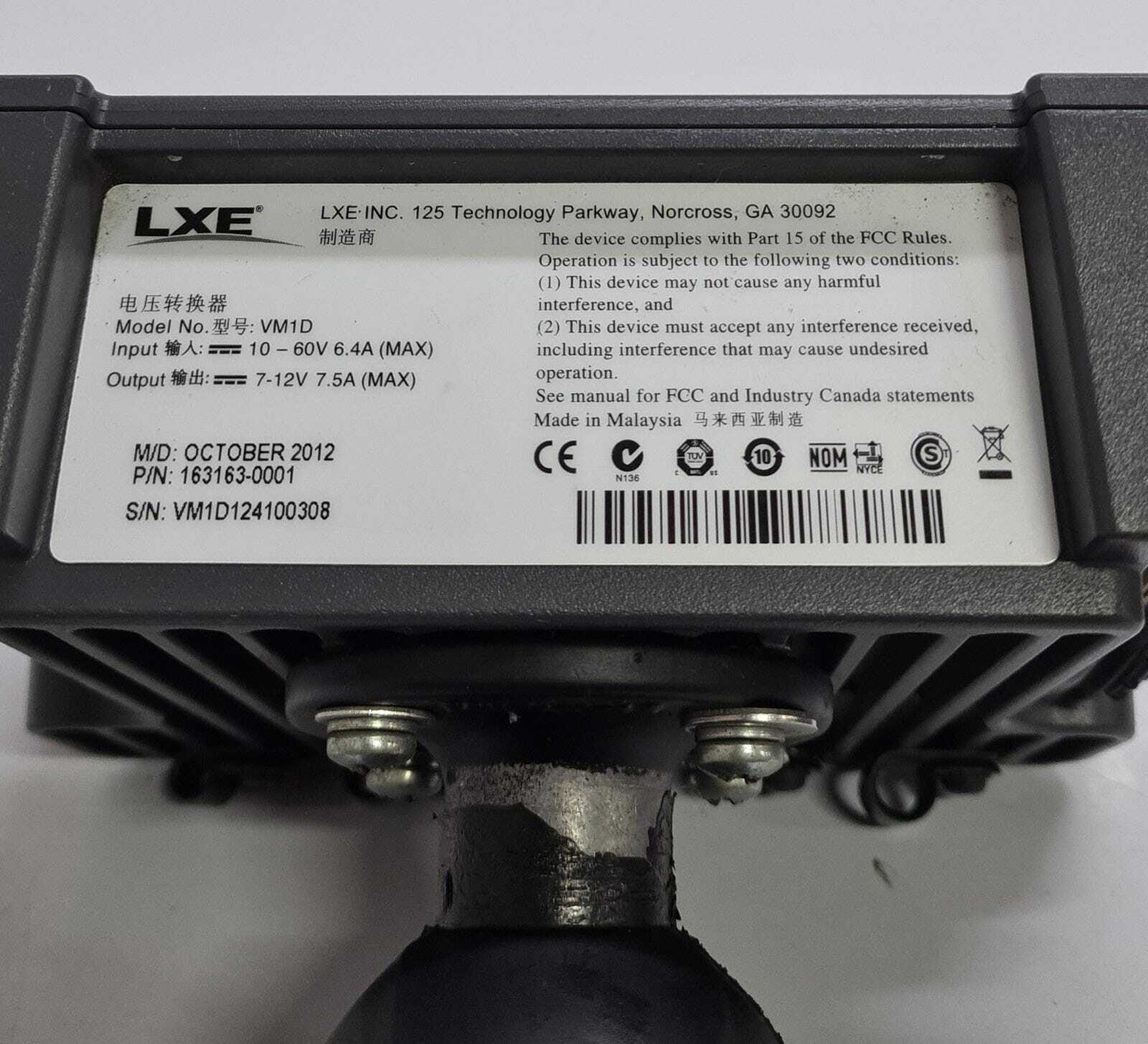 Honeywell Thor VM1 C Vehicle Terminal VM1C1A1A1AIN0AA W/ LXE VM1D Dock ASSY