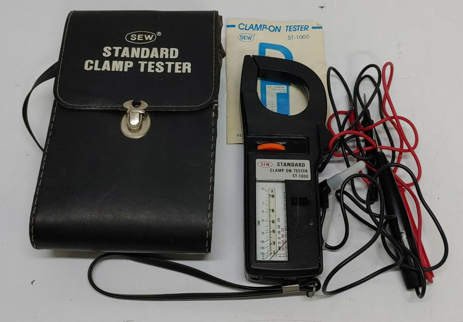 VINTAGE SEW MODEL ST-1000 CLAMP-ON TESTER AC VOLT OHM