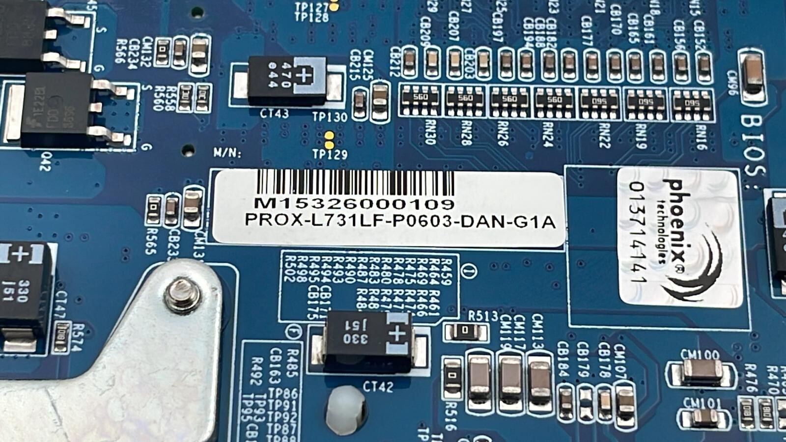 Embedded PROX-L731LF-P0603-DAN-G1A Motherboard 17-102-073110 W/ 2 Memory 1G DDR2