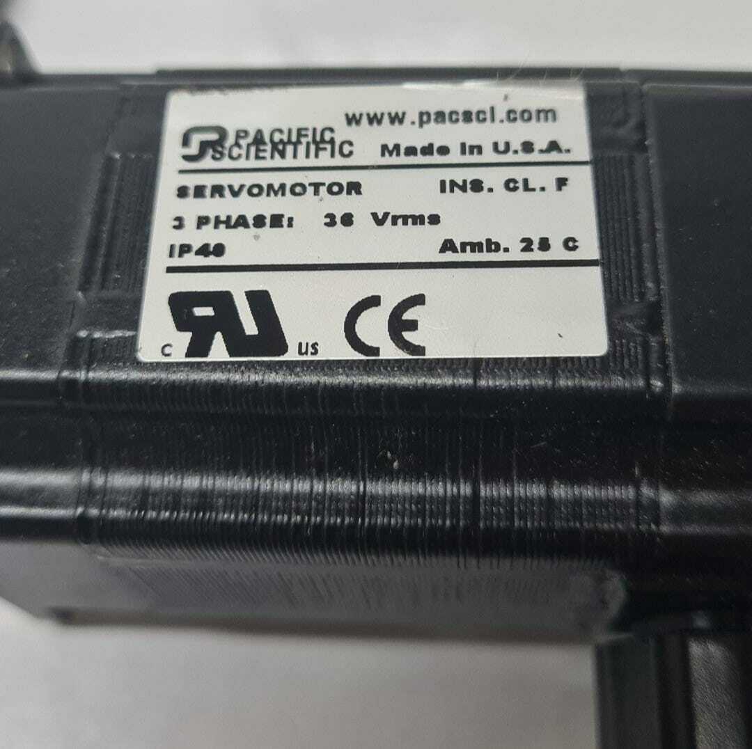 Pacific Scientific PMB11B- 00114- 00 AC Servo Motor servomotor 3 Phase 36 Vrms