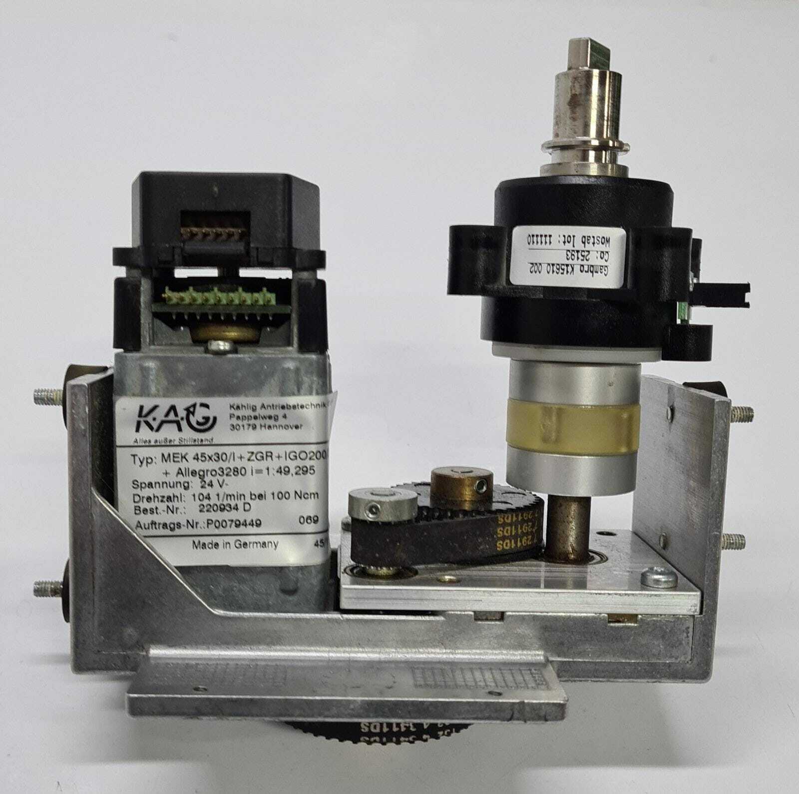 KAG MEK 45x30 220934 W/ Gambro K15610 002 25193 AK200 Mechanism