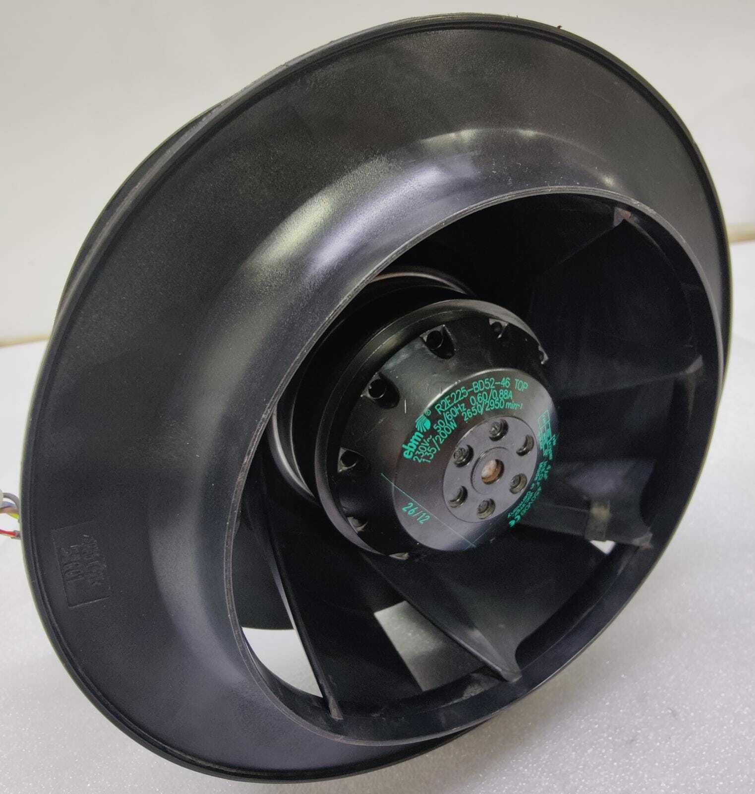 Ebmpapst R2E225-BD52-46 TOP Centrifugal Fan 230V 0.60/0.88A Inverter Cooling Fan