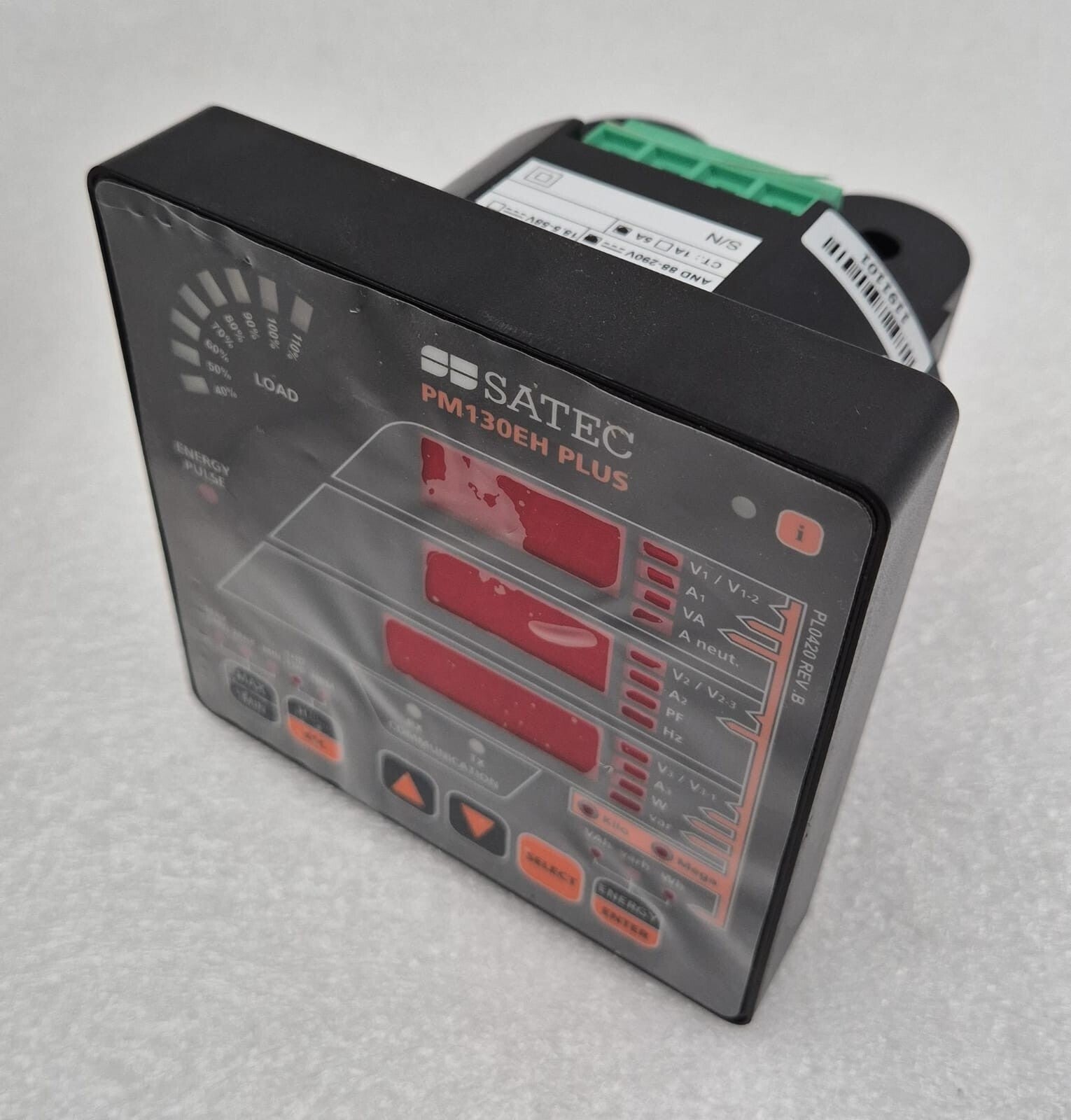 **NEW** SATEC PM130EH PLUS Multi-functional Power Meter PM130EH-PLUS-5-50HZ-ACDC