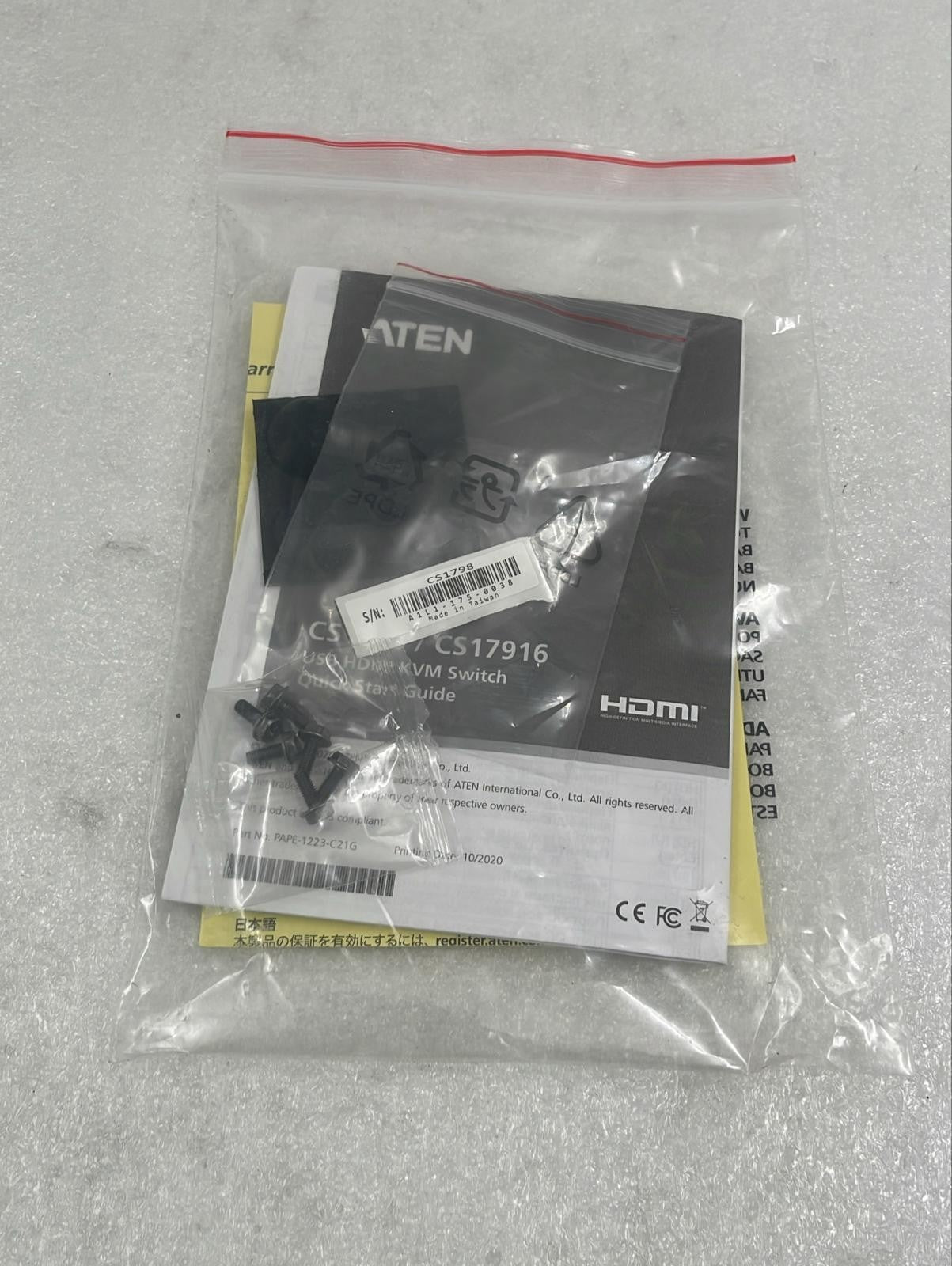 ATEN CS1798 user manual and documentation