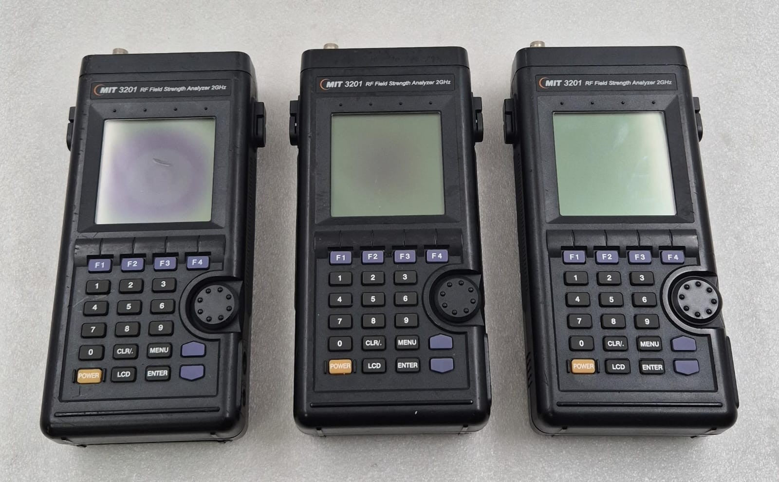 [LOT 3] MIT 3201 RF Field Signal Strength Analyzer 2.9GHz Hand-Held Device AS-IS