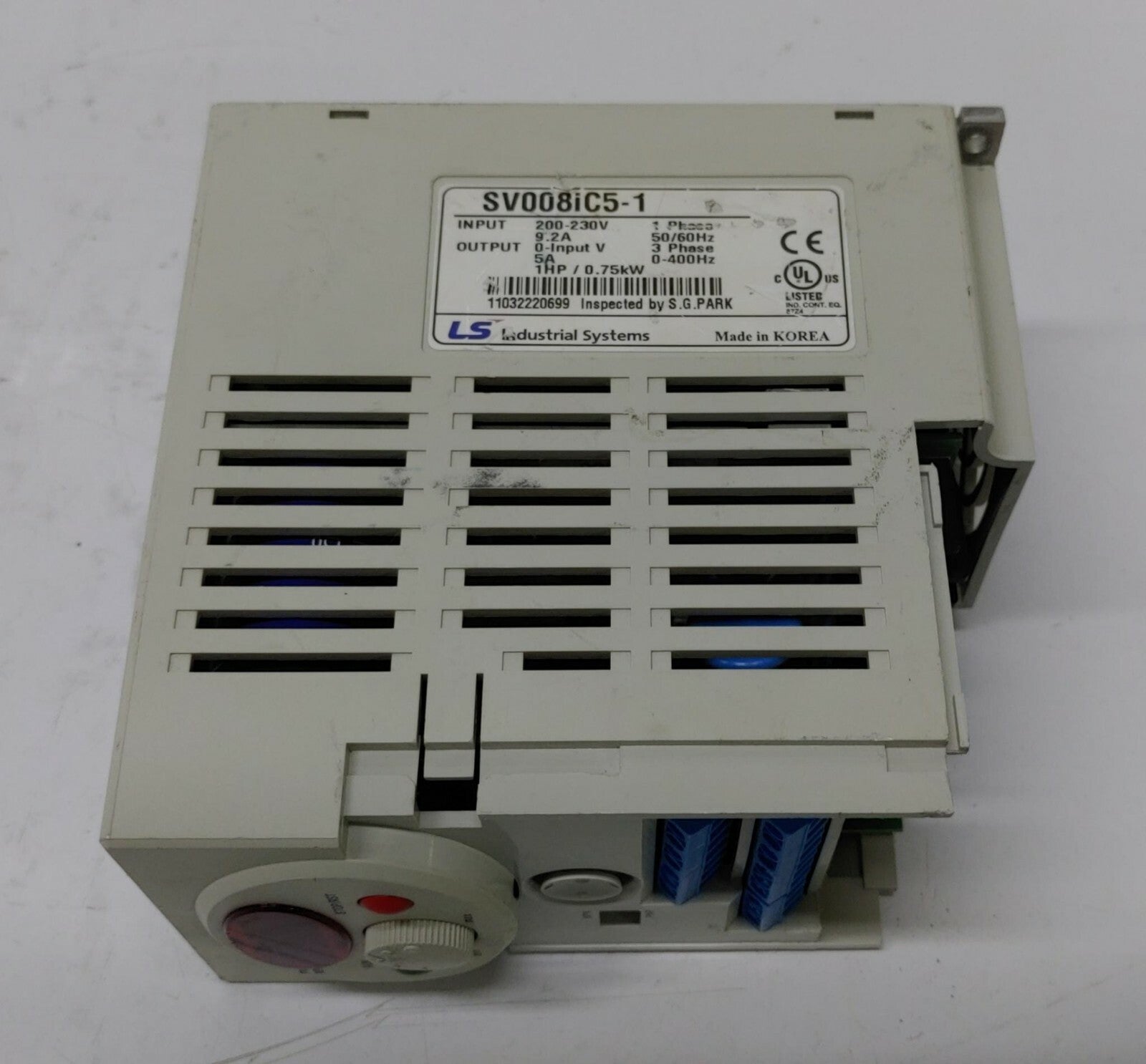 LS INDUSTRIAL SYSTEMS SV008iC5-1 Variable Frequency Drive / Inverter