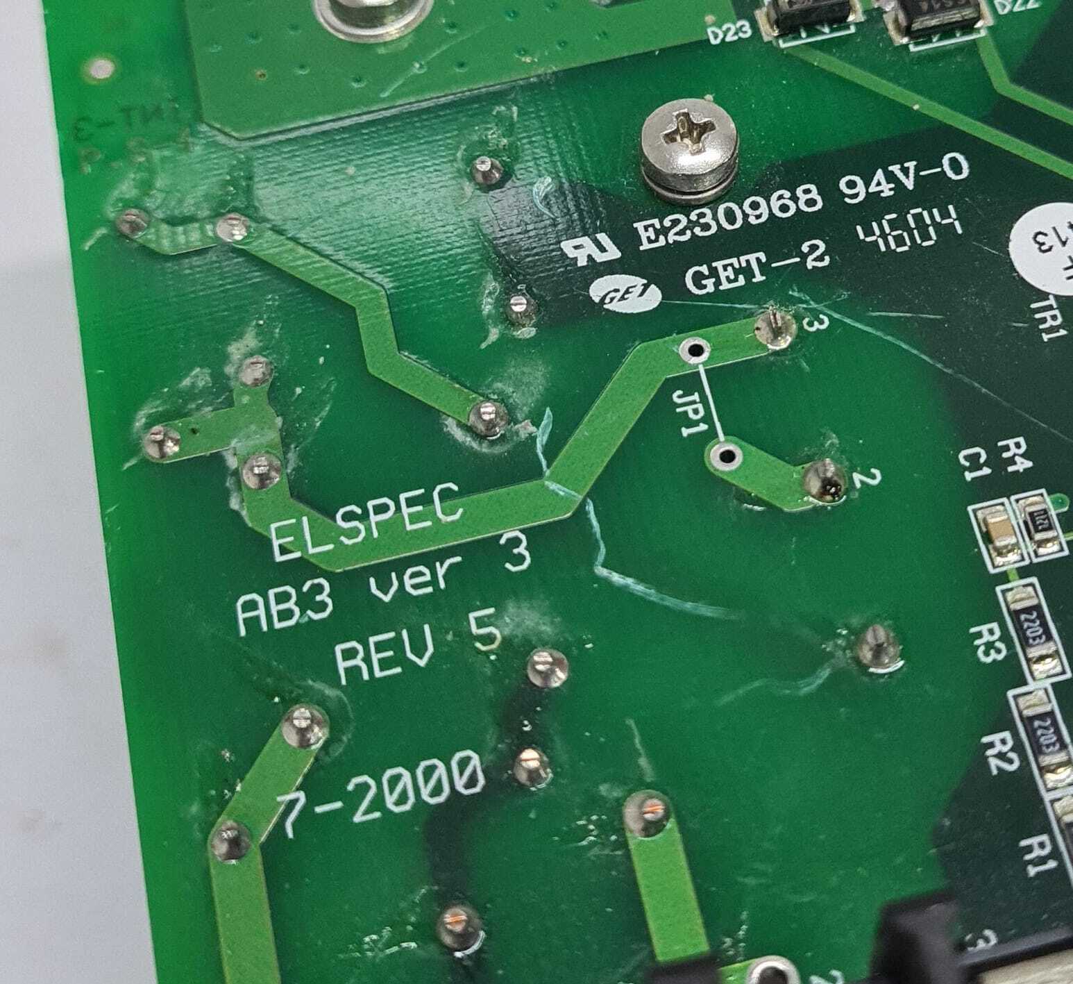 Elspec E230968 AB3 7-2000 Equalizer Control Board analyzer For EQC3031-2