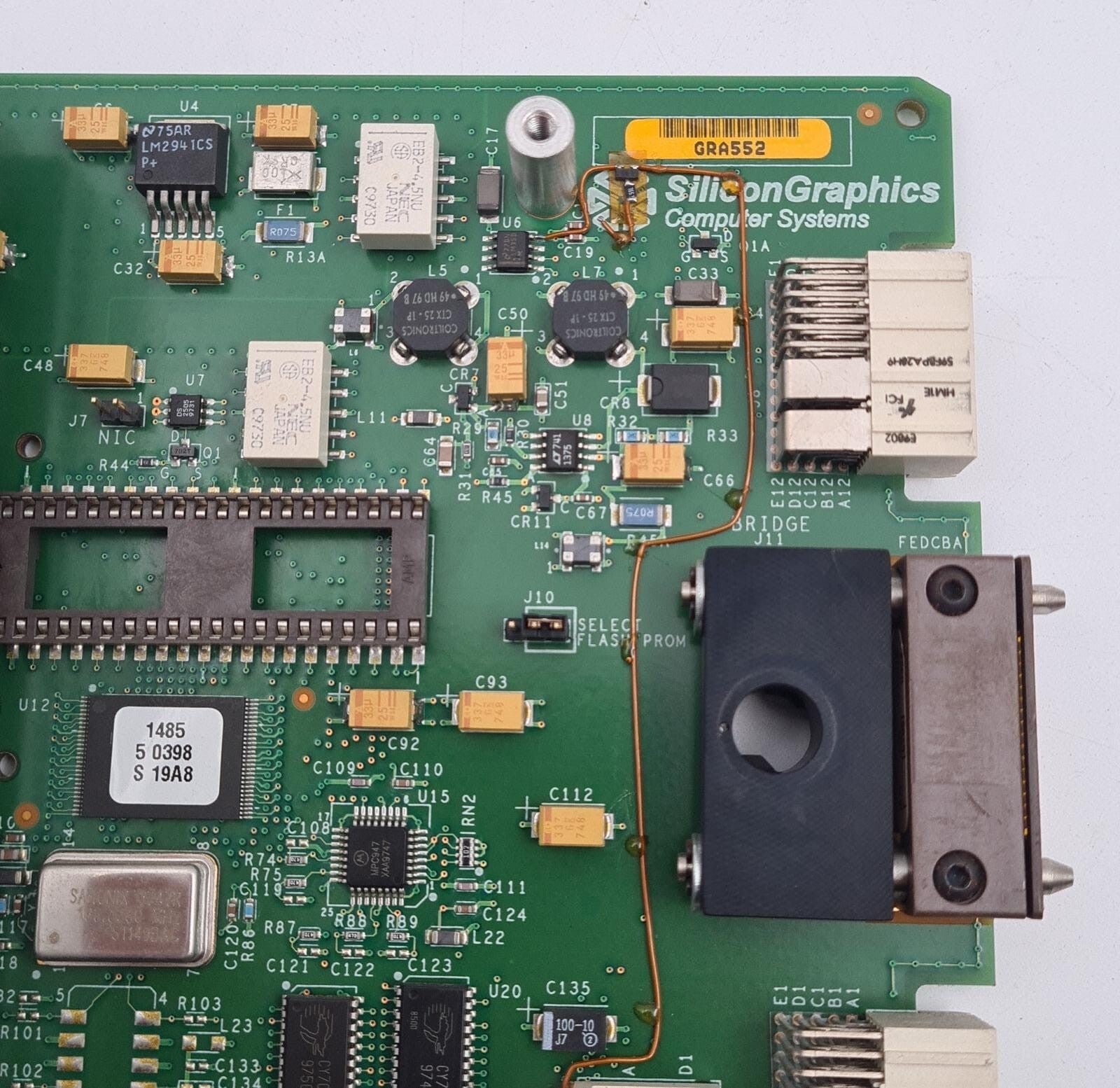 SGI Silicon Graphics Octane Motherboard 030-0887-005 B W/ 4* 64MB RAM