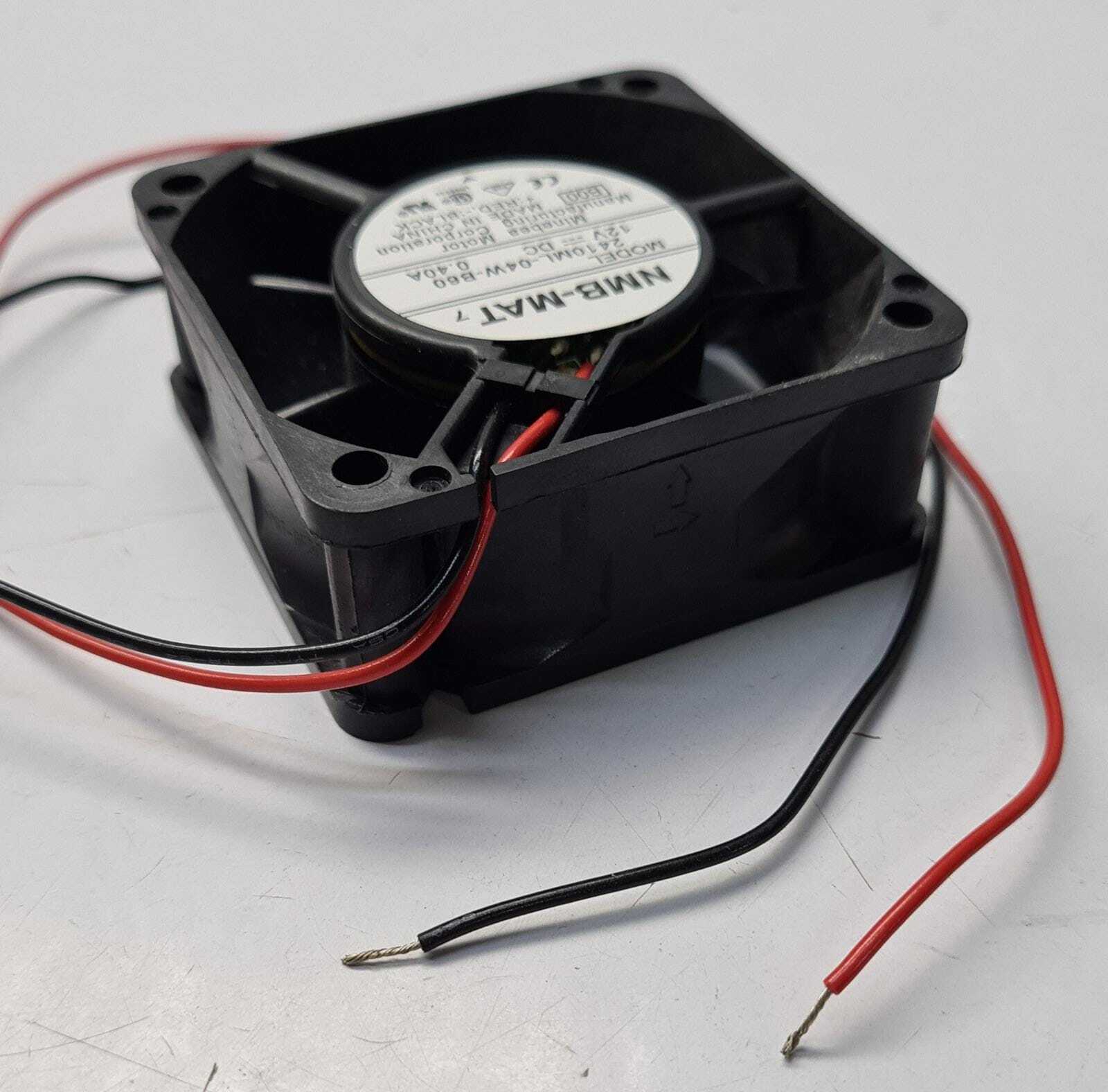 [LOT 17] NMB-MAT 2410ML-04W-B60 12V 0.40A 60*60*25MM two-line axial cooling fan