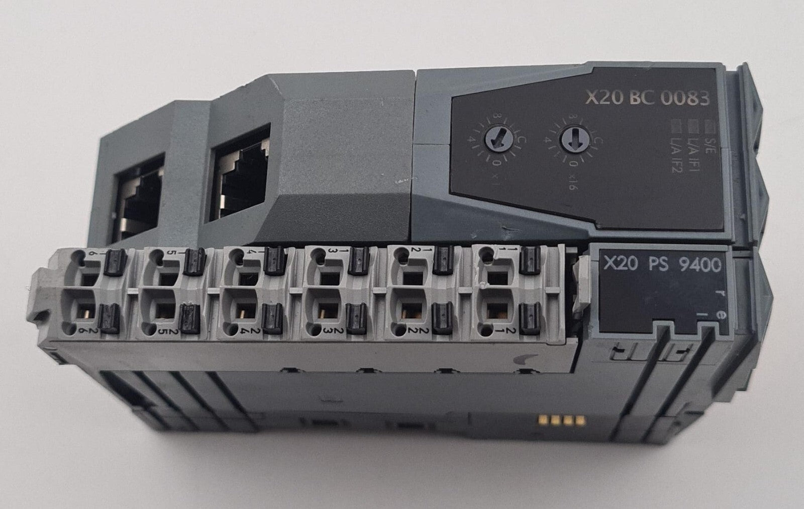 B&R X20 BC 0083 Digital Control ETHERNET POWERLINK & X20 PS 9400 X20 BB 80 Base