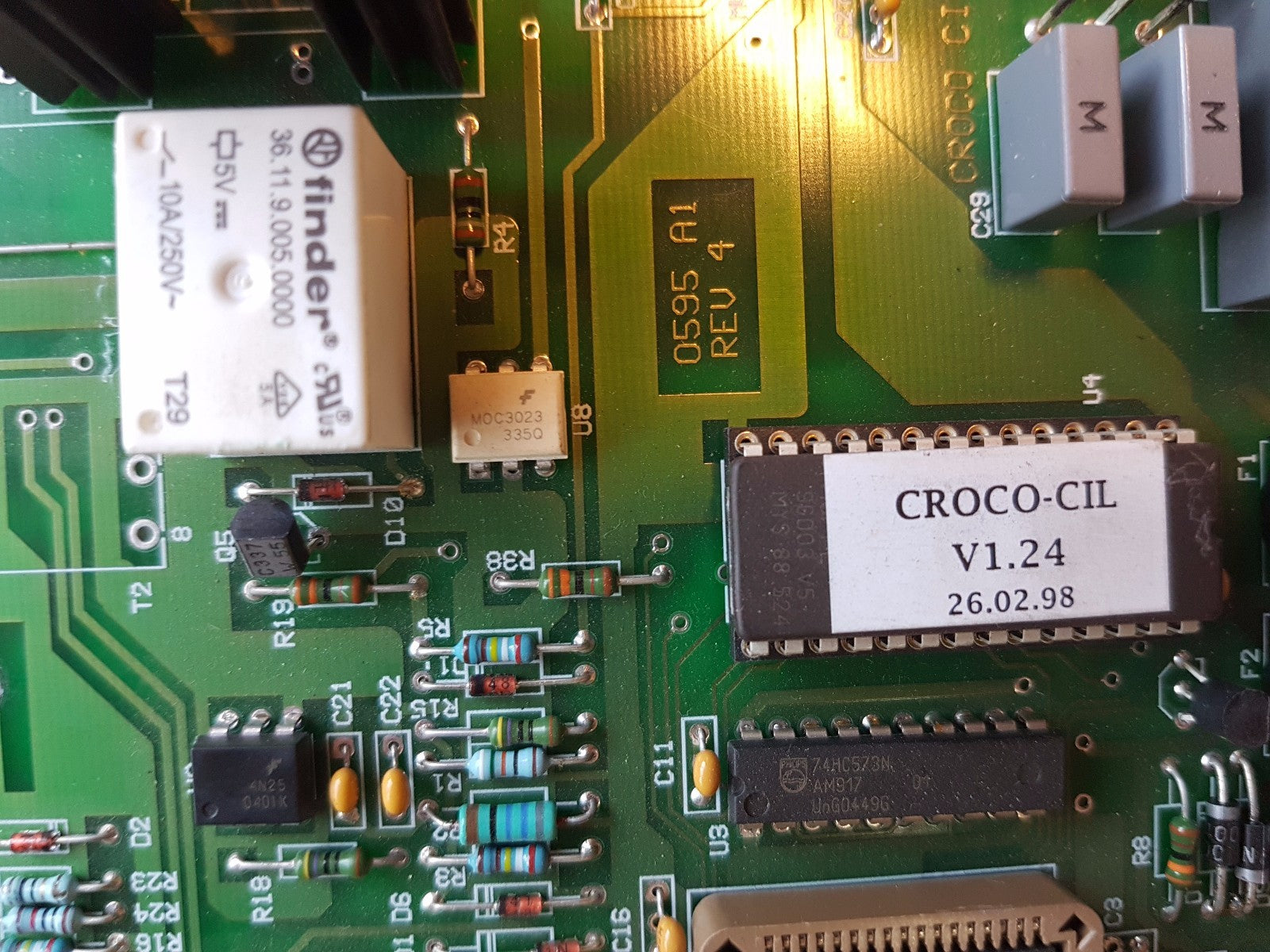 Pvc Circuit board Croco Cil 2 0595 A1 Rev 4 Ds E0527 94V 0