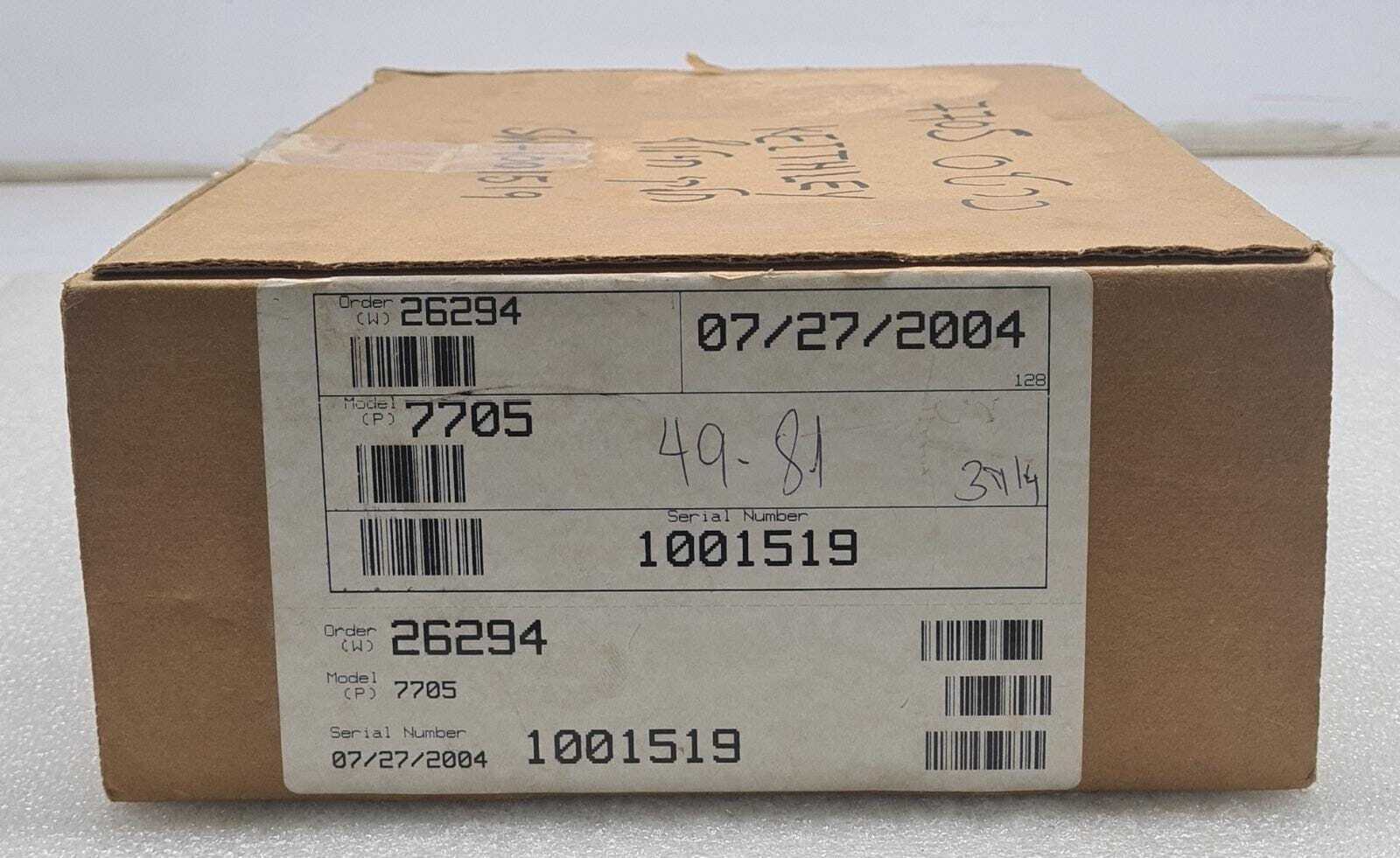 KEITHLEY 7705 40 Channel Control Actuator Module 300VDC 2A