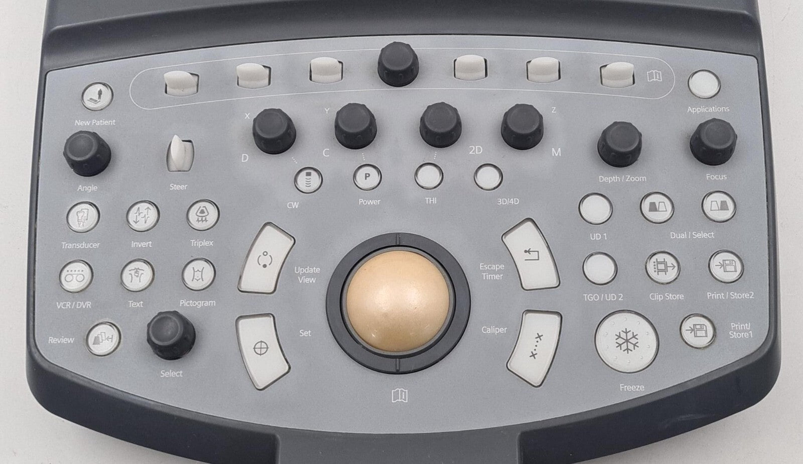 Siemens ACUSON X300 Ultrasound Keyboard Assembly 10348373 10429359