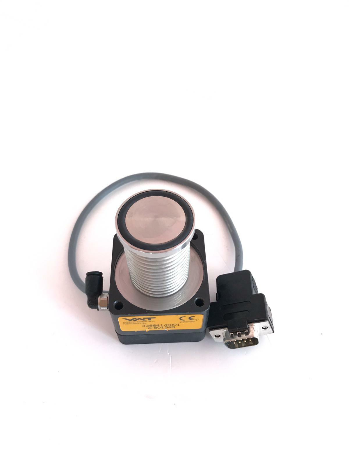 Vat Valve 338841/0001 With Pneumatic Nc Actuator And 9 Way D Sub Plug Connector