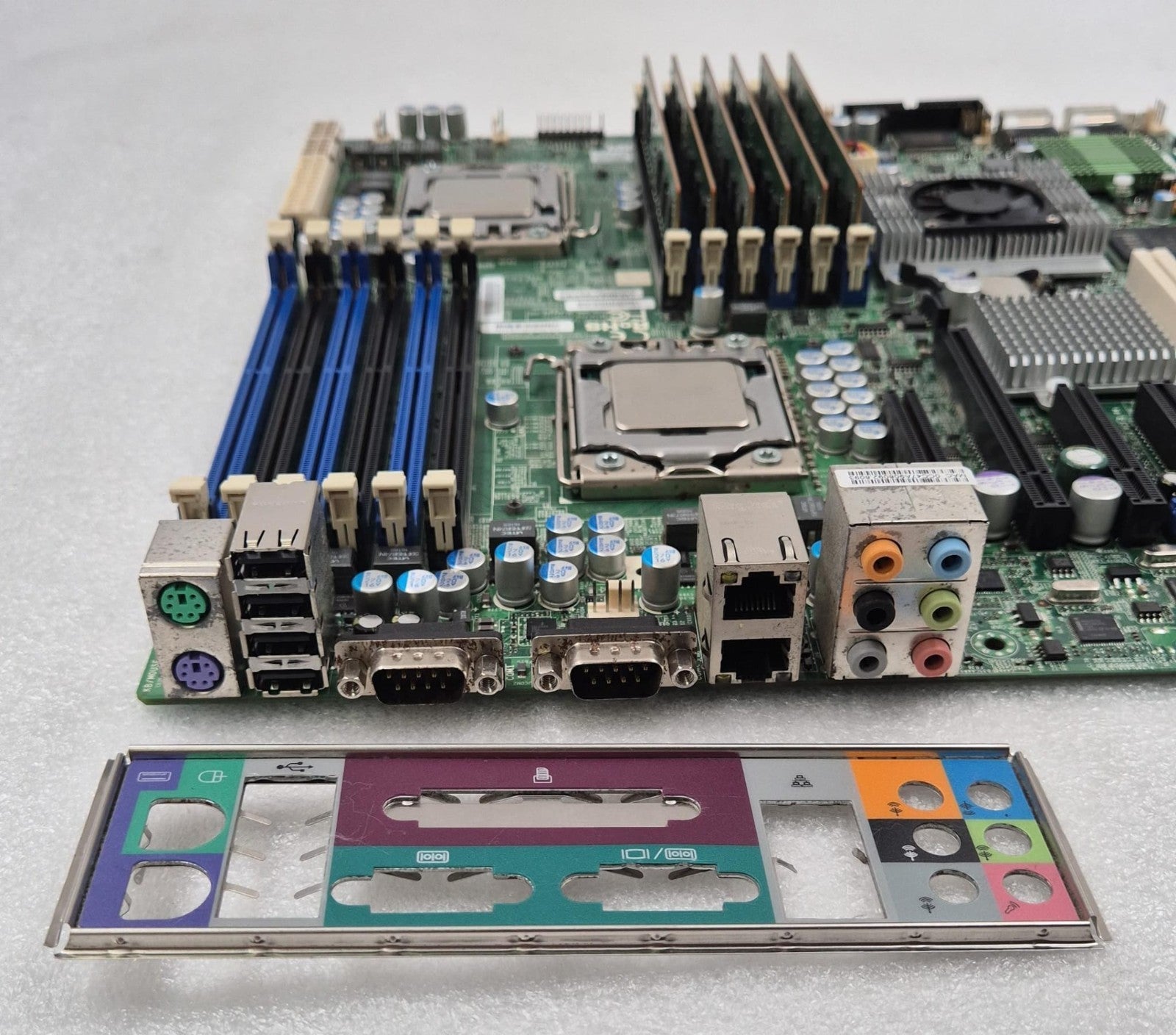 SUPER X8DA6-SA009A Motherboard W/ 6* 4GB & 2* CPU & I/O Shield for Siemens