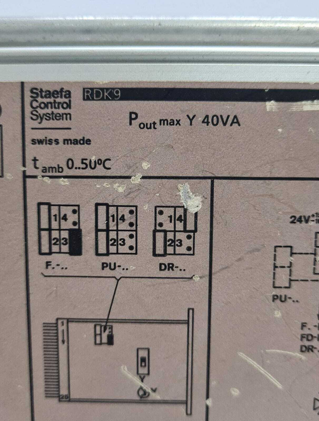 Staefa Control System Control Board RDK9 - FOR PARTS