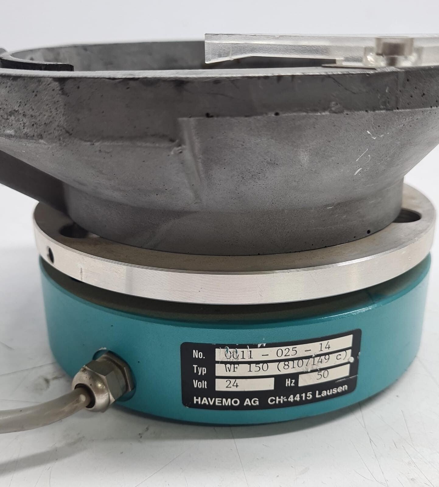 HAVEMO 0011-025-14 Vibration Flat WF 150 8107149 C W/ Bowl Feeder