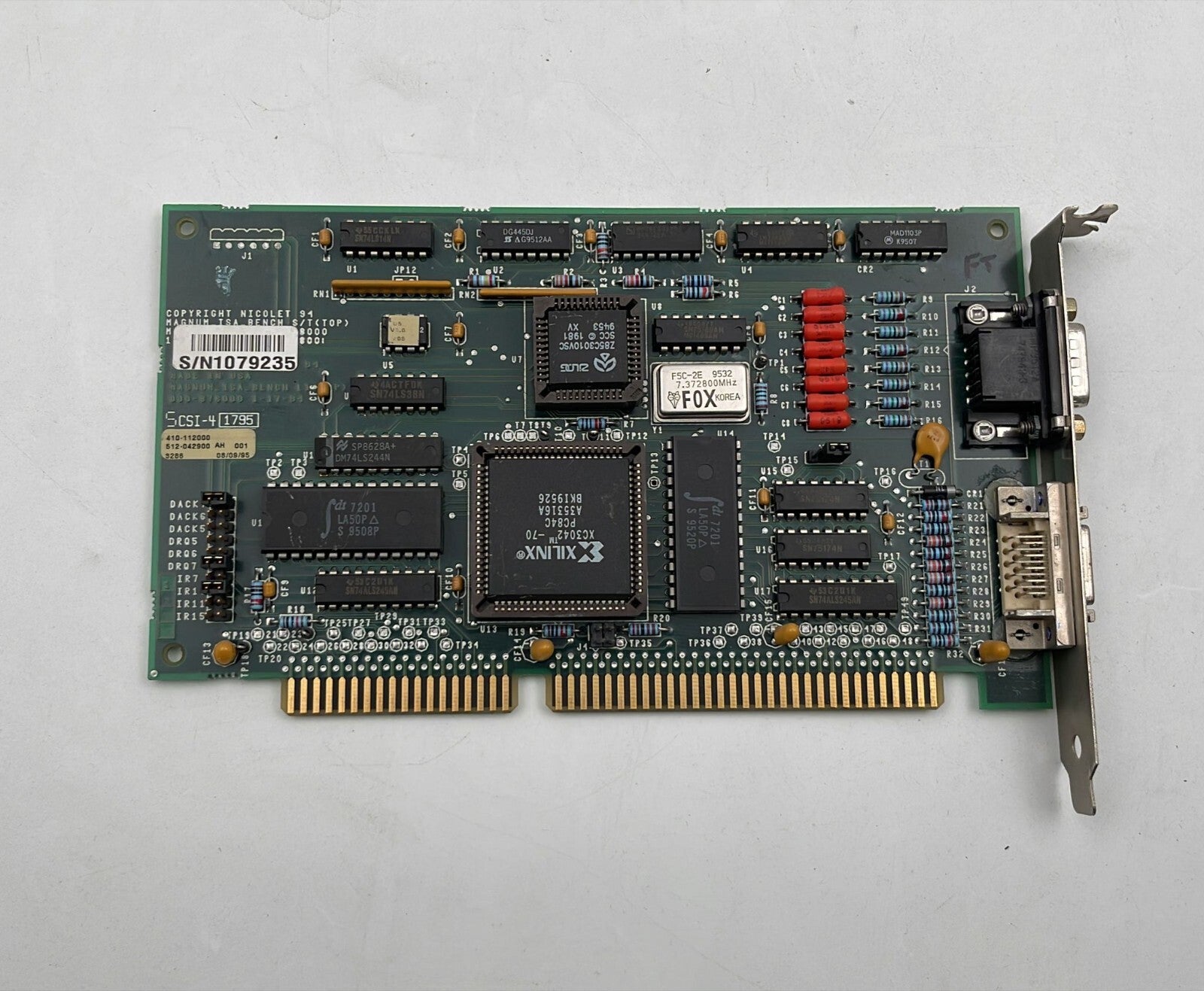 Magnum ISA Bench PCB 000-878000 Board
