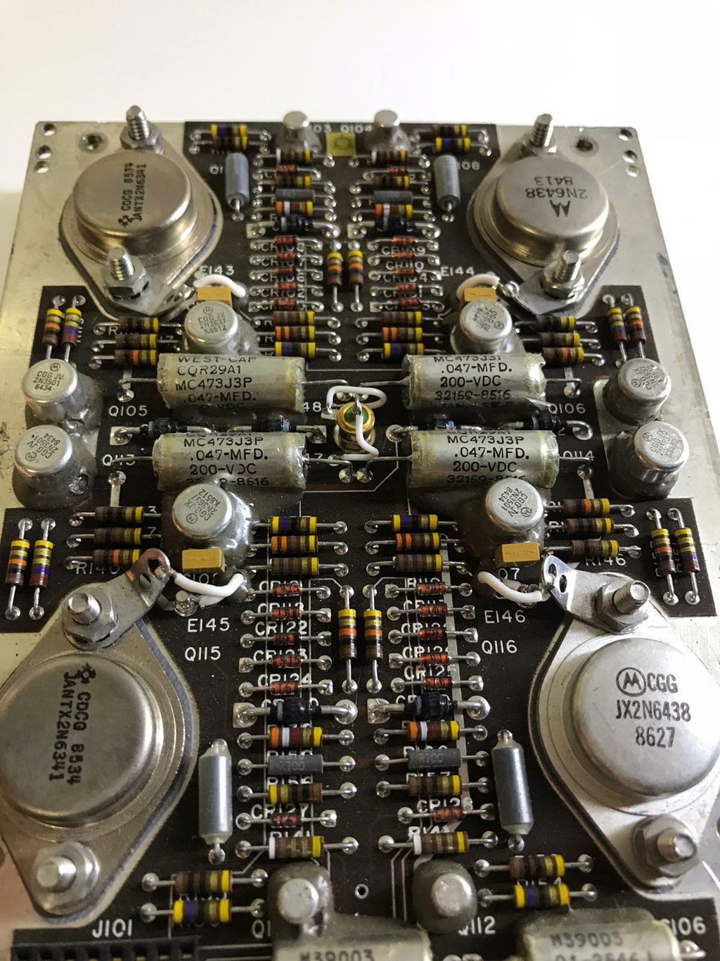 Aircraft Motorola 2N6438 JAN2N6338 JX2n6438 CGG JX 2N3637 Double B Chip Recovery