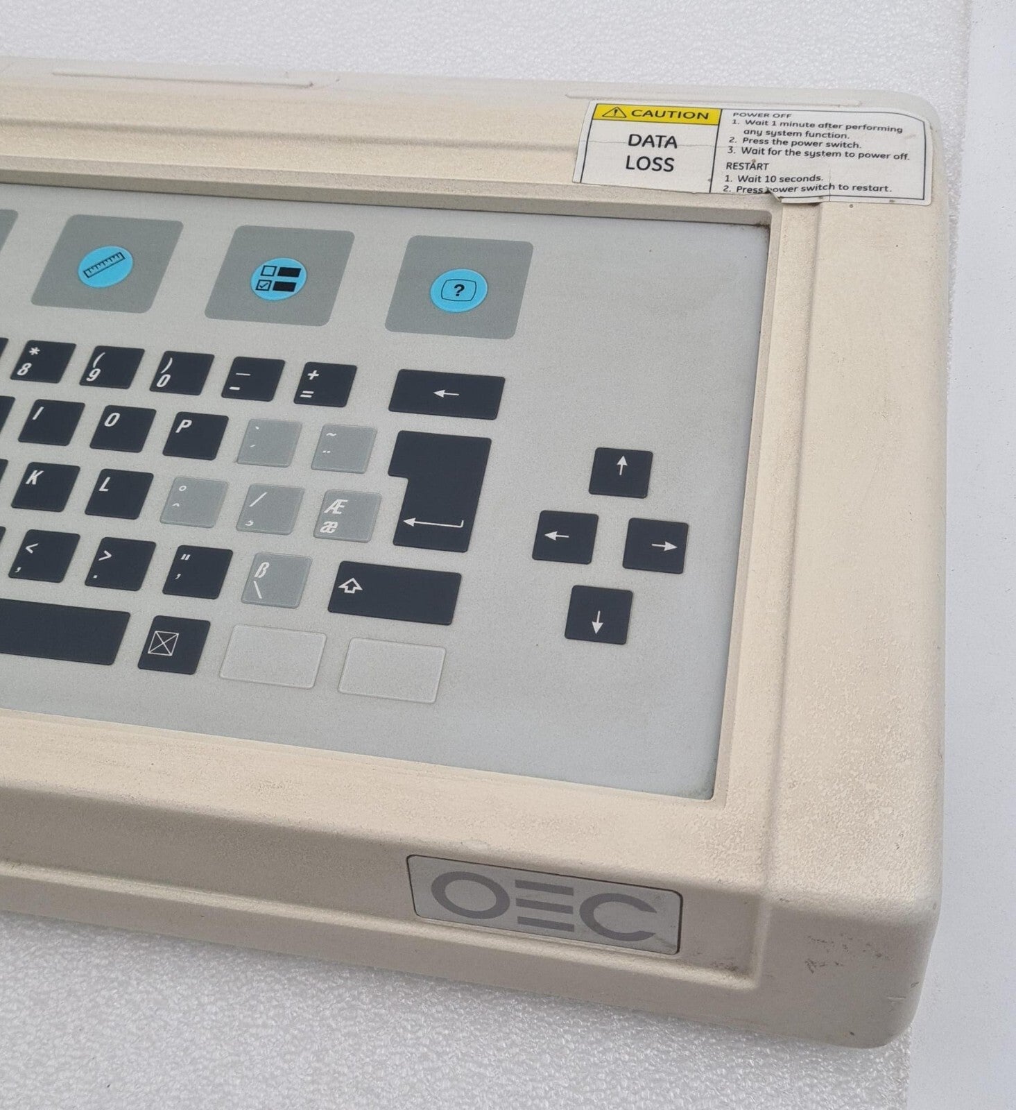 ADVANCED 00-881000-02/A USER INTERFACE KEYPAD ASSY 9370-01139-003