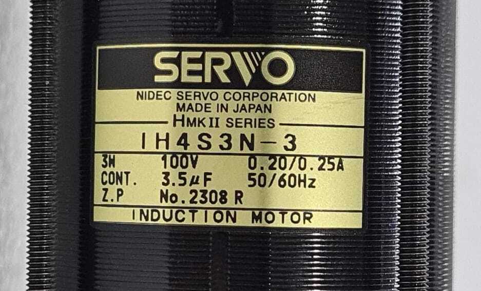 Iwaki Air Pump APN-1001S-U1 ERC-4000S / NIDEC SERVO IH4S3N-3 100V Motor