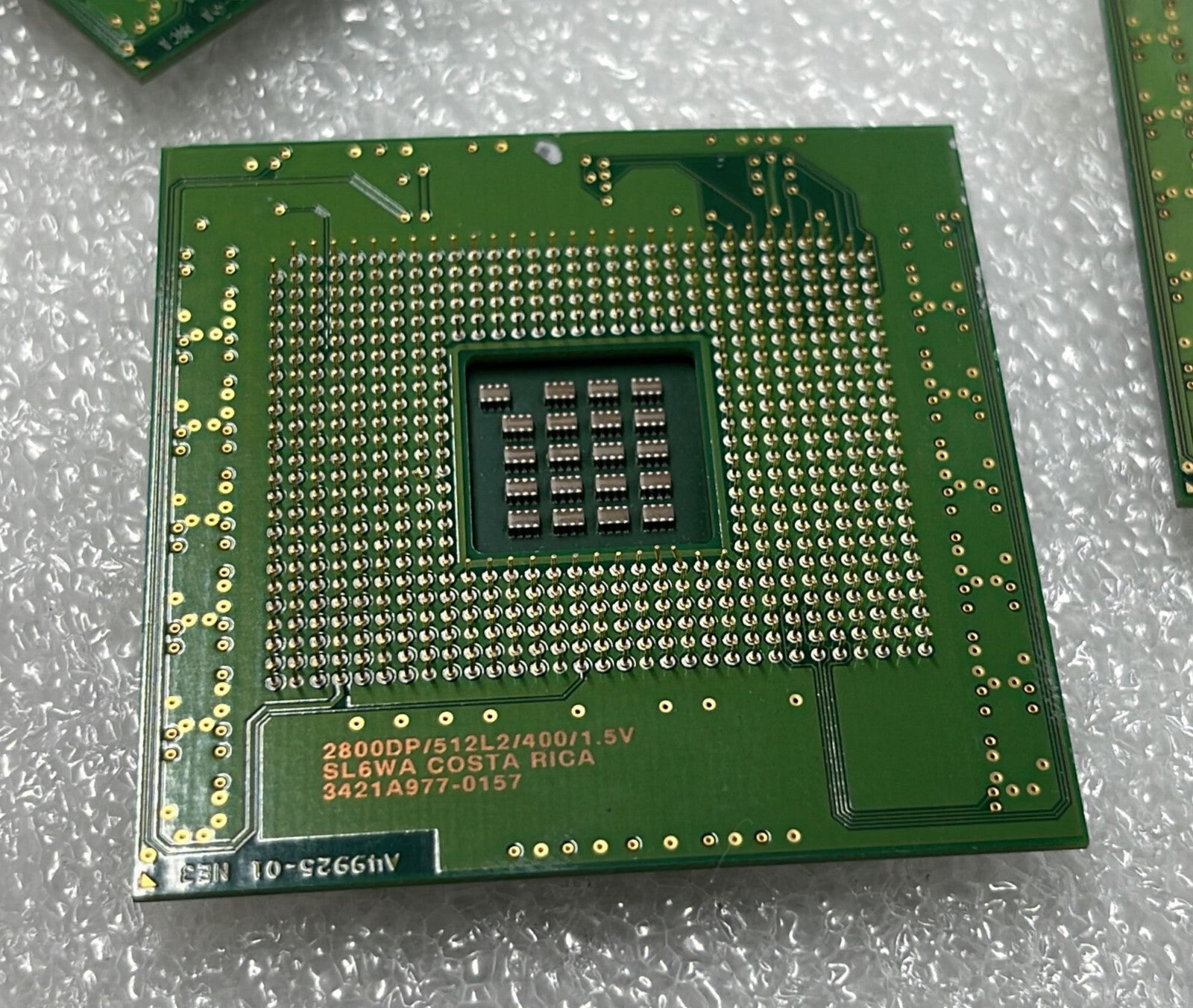 [LOT OF 4] Intel XEON i 01 2800DP/512L2/400/1.5V CPU PROCESSOR