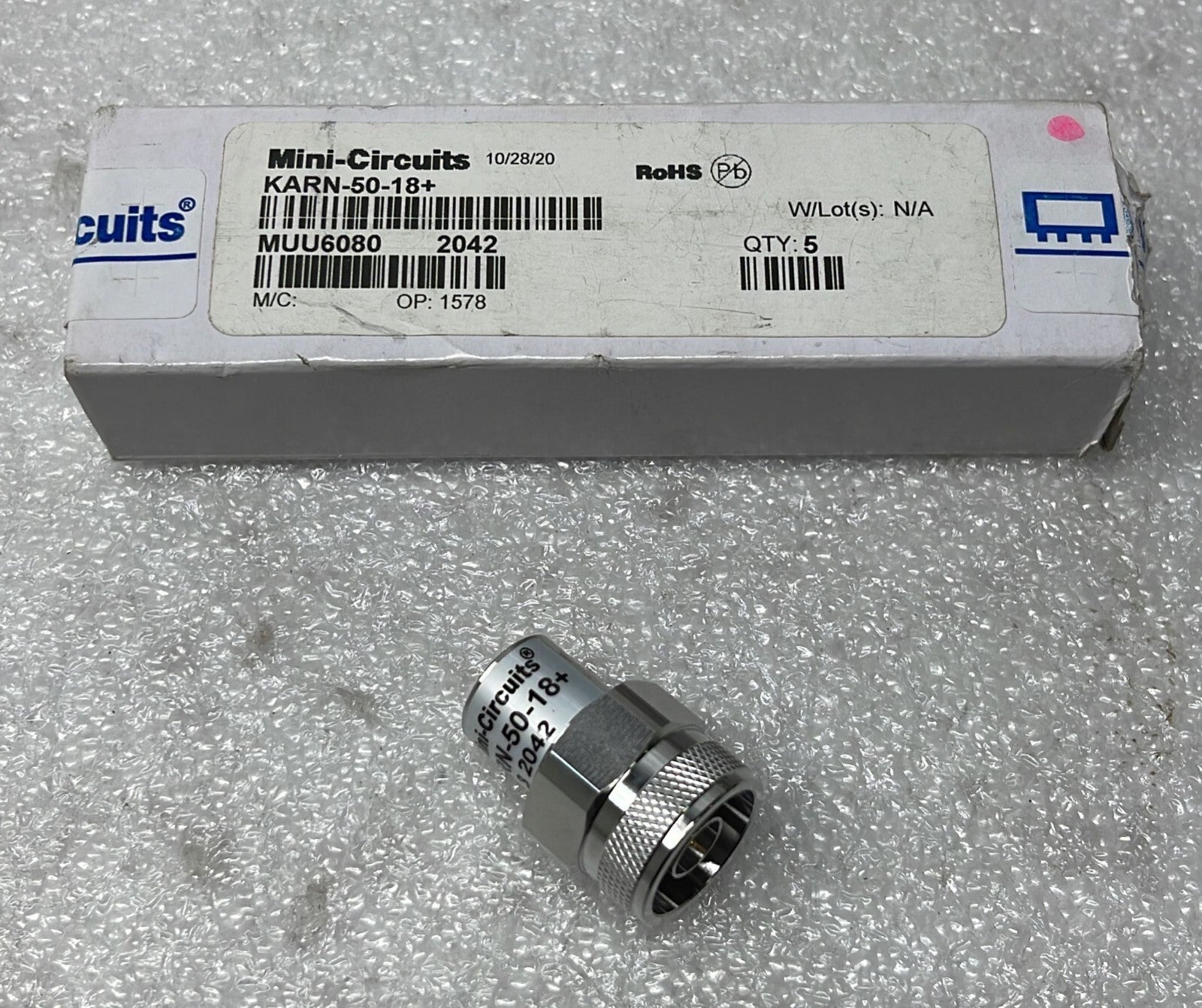 [LOT OF 5] Mini-Circuits Karn-50-18+ Coaxial Termination
