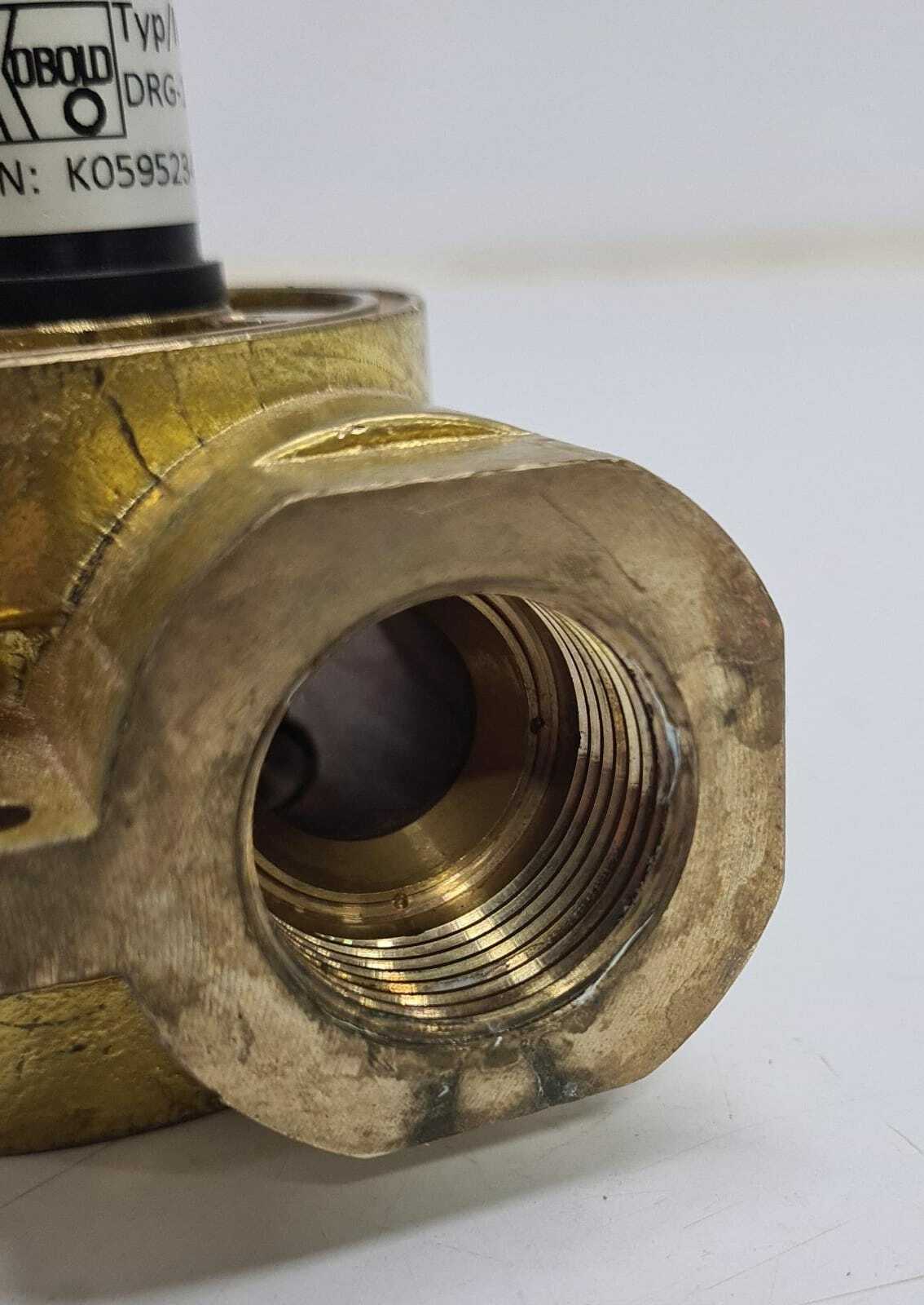 KOBOLD DRG DRG-1130G5F300Y Rotating Vane Analog Paddle Wheel Sensor Flow Meter