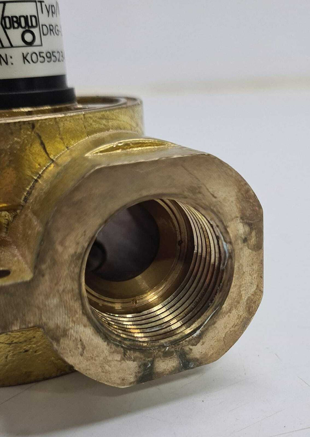 KOBOLD DRG DRG-1130G5F300Y Rotating Vane Analog Paddle Wheel Sensor Flow Meter