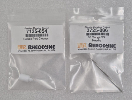 RHEODYNE 3725088 sealed parts bags close-up