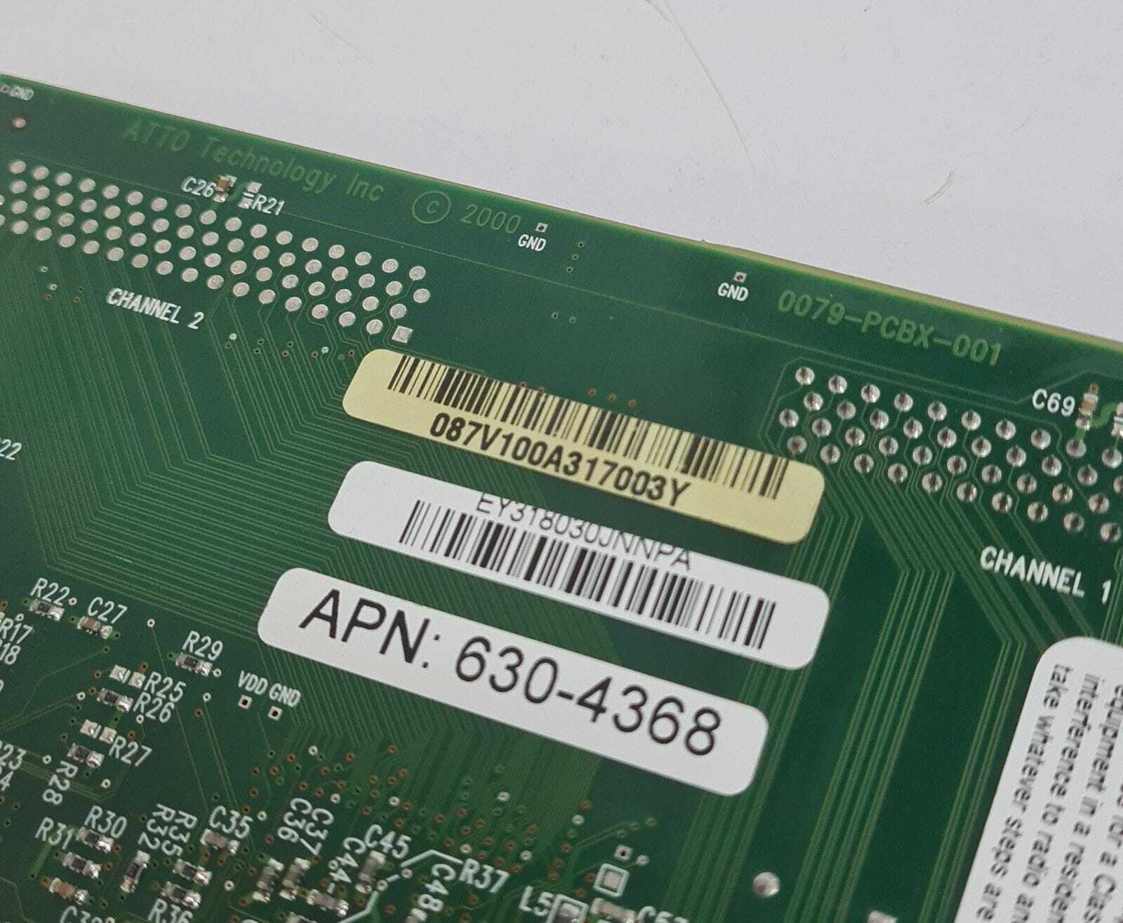 ATTO Express PCI ULTRA 3 SCSI APN 630-4368 PCB 0079-PCBX-001