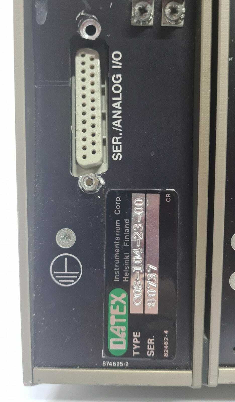 Datex Cardiocap COS-104-23-00 CC-104-23-02 Patient Monitor - FOR PARTS