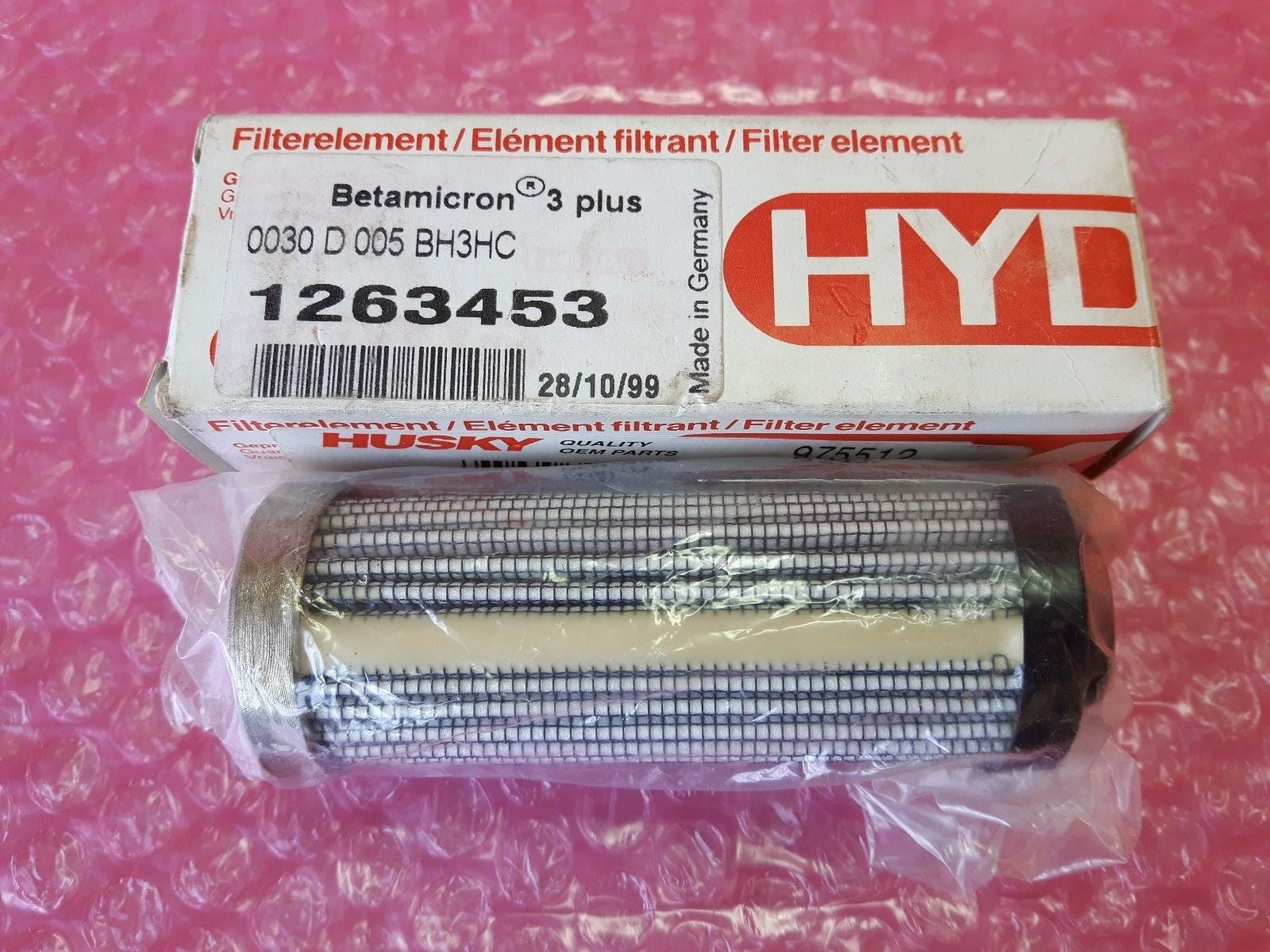 [LOT 4] NEW - HYDAC Hydraulic Filter Element Betamicron 3 Plus 0030D005BH3HC