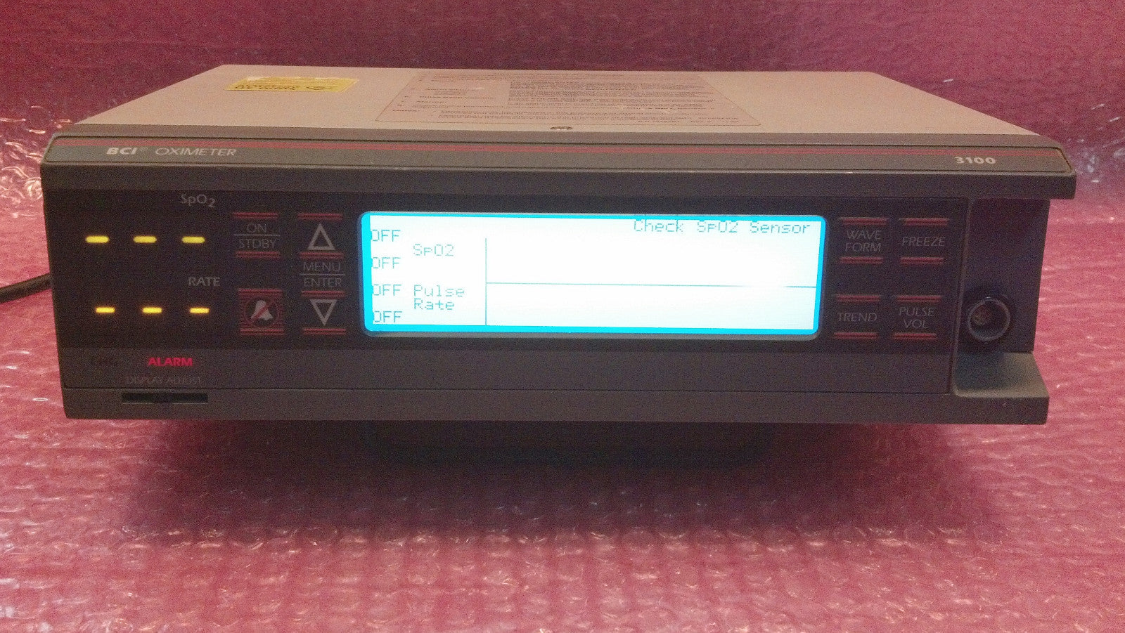 Bci International Oximeter 3100A Model 70750A3 V 5 1 Usa