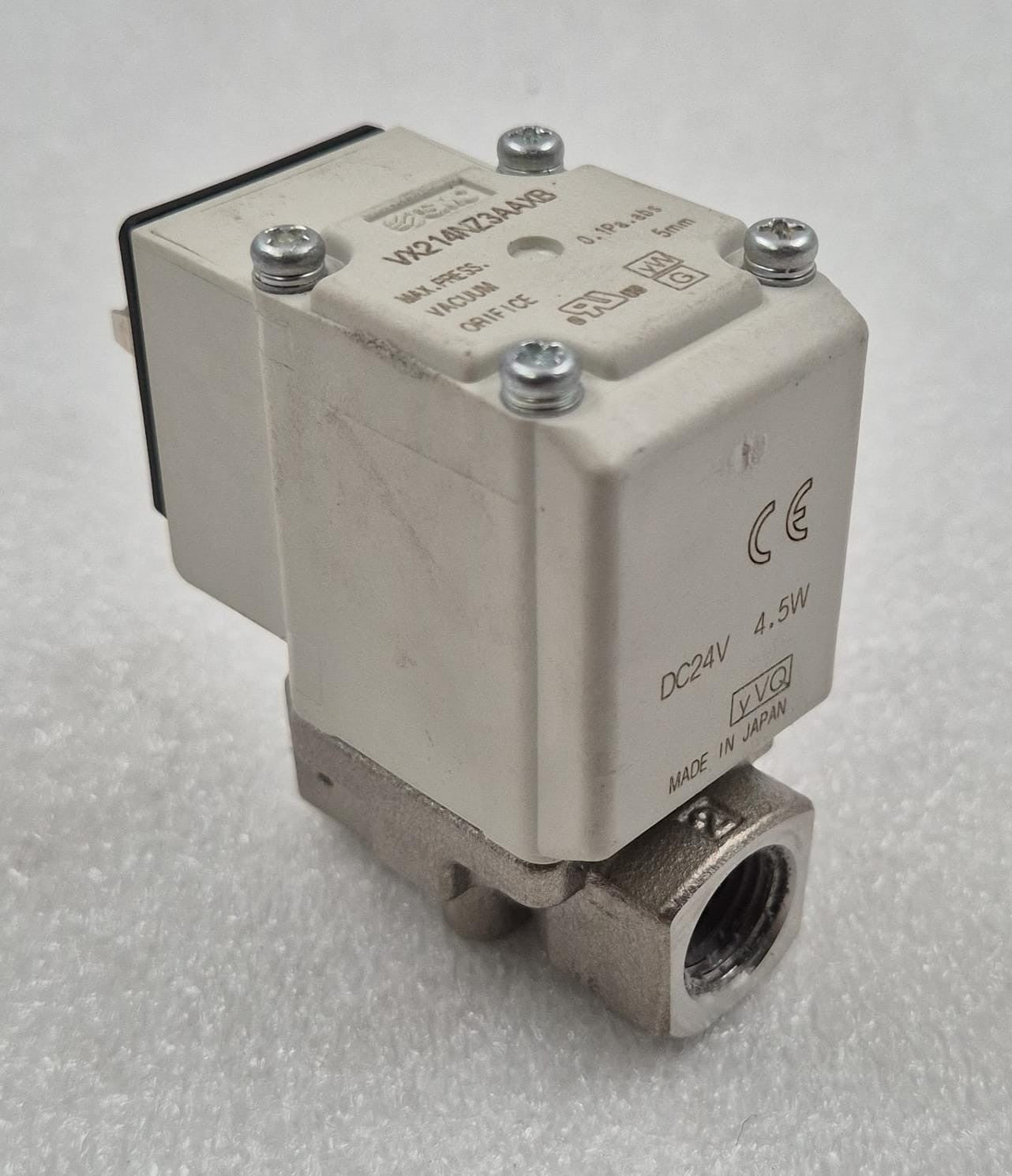 SMC VX214NZ3AAXB Solenoid Valve DC24V 4.5W