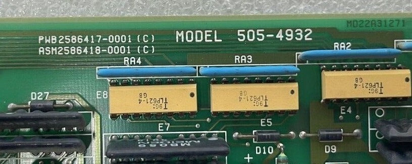 SIEMENS BOARD 505-4932 RELAY OUTPUT **AS IS