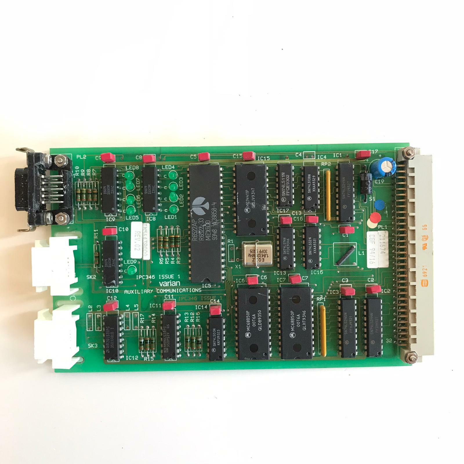 varian Auxiliary Communications IPC346 issue 1 TM56438000 Rev.02