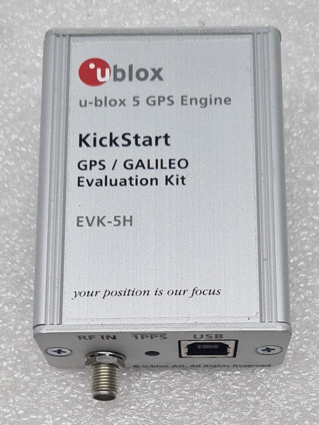 U-BLOX EVK-5H GPS Galileo evaluation kit with USB interface and RF antenna input