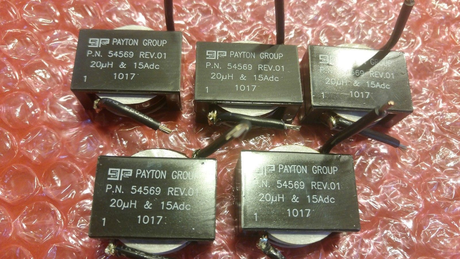 [LOT 46] Payton Group 54569 REV 01 15 Adc 1017 Ind 22uH 3.5A RMS Power SMS