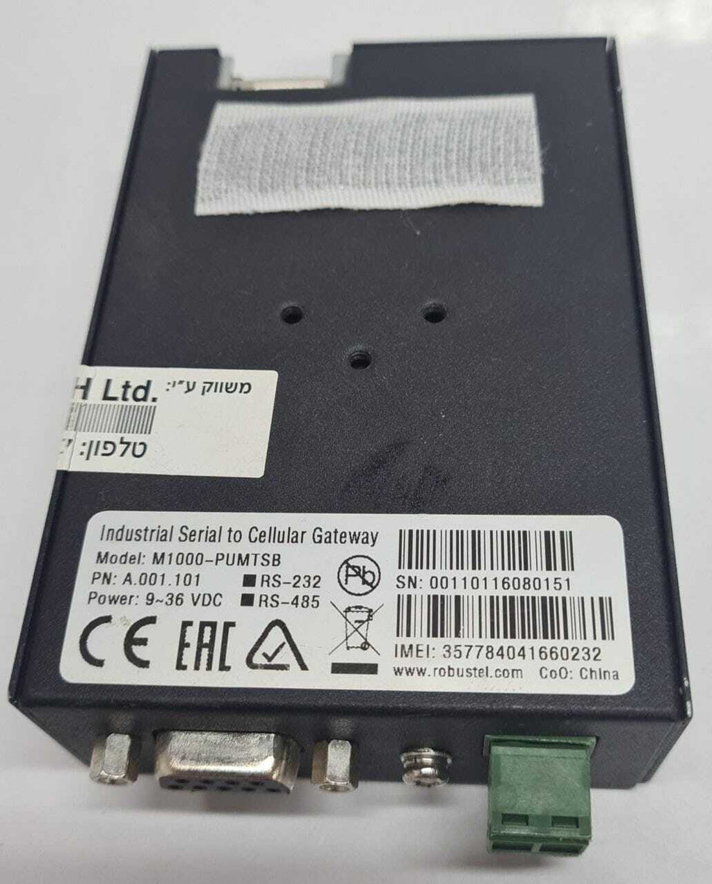 Robustel M1000-PUMTSB Pro Powertec Smart Cellular Modem Gateway Dual Sim