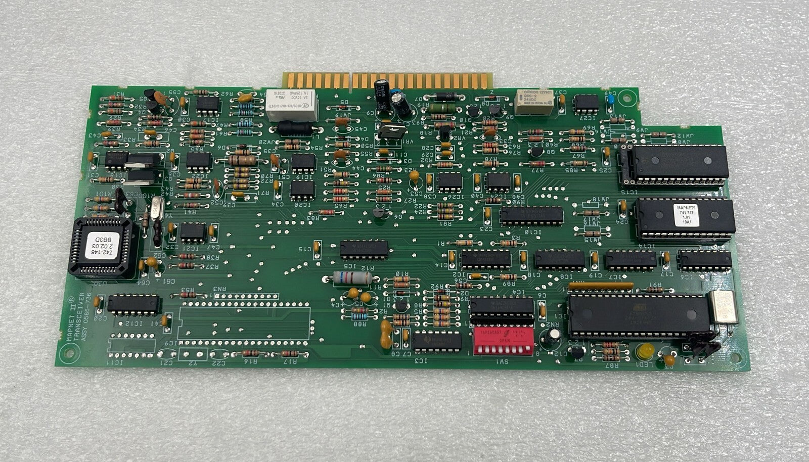 SIMPLEX MAPNET II 0566-736 fire alarm transceiver PCB board