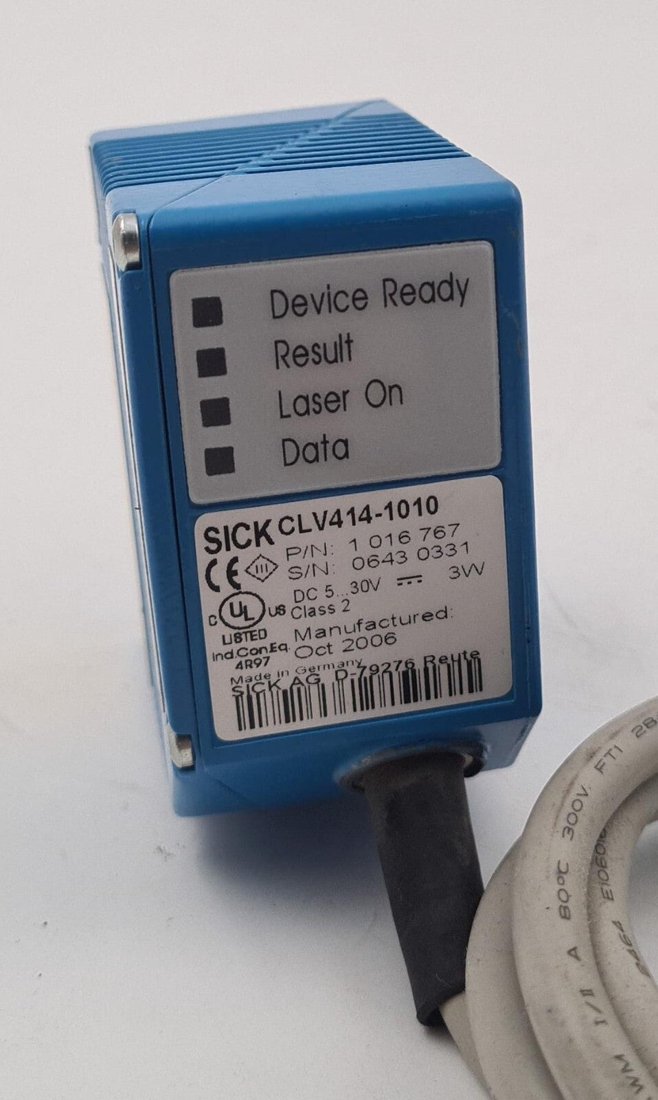 SICK CLV414-1010 1016767 Laser Barcode Scanner Sensor